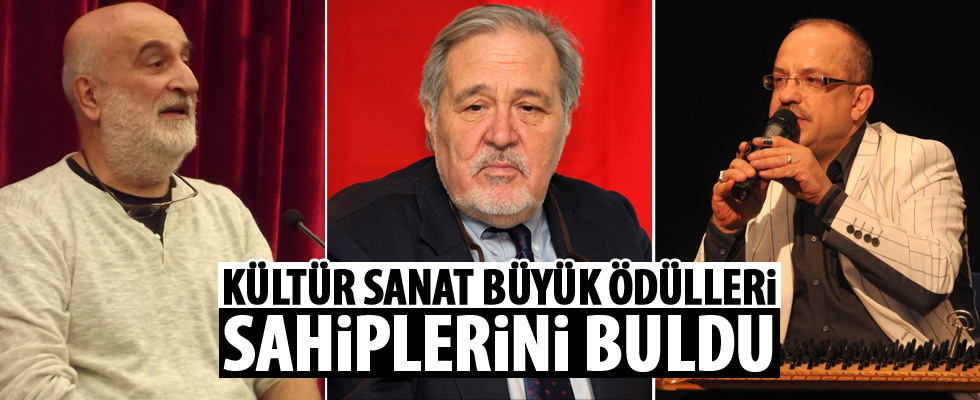 Kültür Sanat Büyük Ödülleri sahiplerini buldu