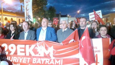 Edirne'de Cumhuriyet Bayramı Yürüyüşü
