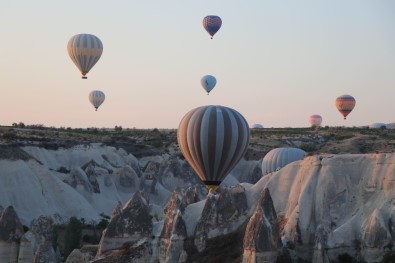Kapadokya'da Balon Turları İptal Edildi