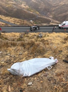 Otomobil Şarampole Devrildi Açıklaması 1 Ölü, 5 Yaralı