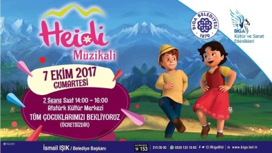 Heidi, Atatürk Kültür Merkezi'nde Çocukları Bekliyor