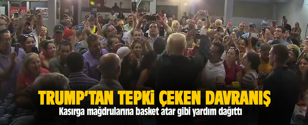 Trump'tan tepki çeken davranış