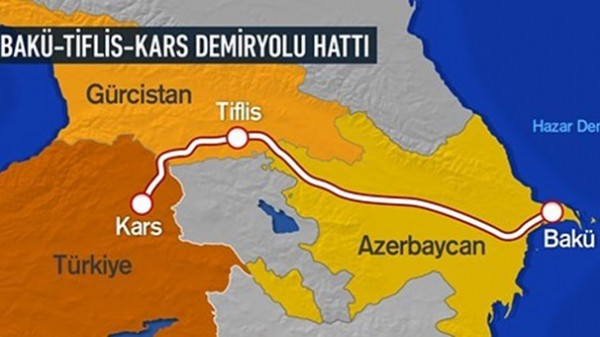 Bakü - Tiflis- Kars Demiryolu hattı açıldı