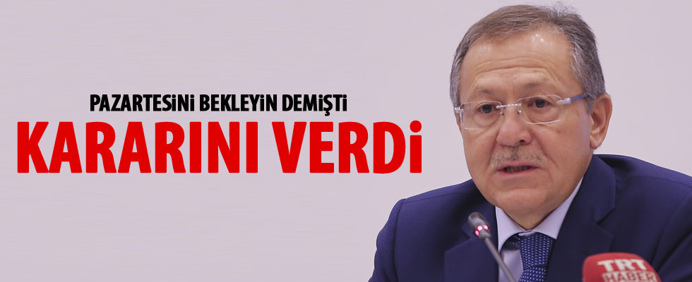 Ahmet Edip Uğur, istifa etti