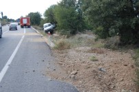 Bayramiç'te Tek Yönlü Kazada, 1 Yaralı