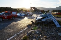 İki Otomobil Çarpıştı Açıklaması 7 Yaralı