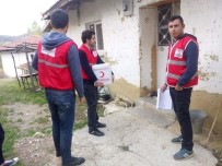 Kızılay'dan 75 Aileye Gıda Yardımı