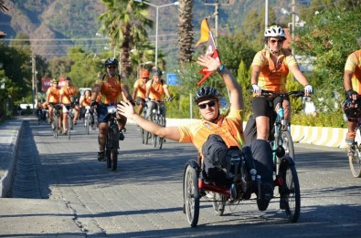 Köyceğiz'de Güz Zamanı Bisiklet Turu Gerçekleştirildi