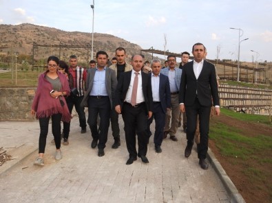 Vali Aktaş Ve Başkan Bedirhanoğlu Mesire Alanındaki Çalışmaları Denetledi