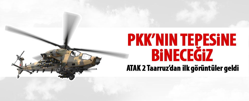 ATAK 2 Taarruz Helikopteri'nden ilk görüntü