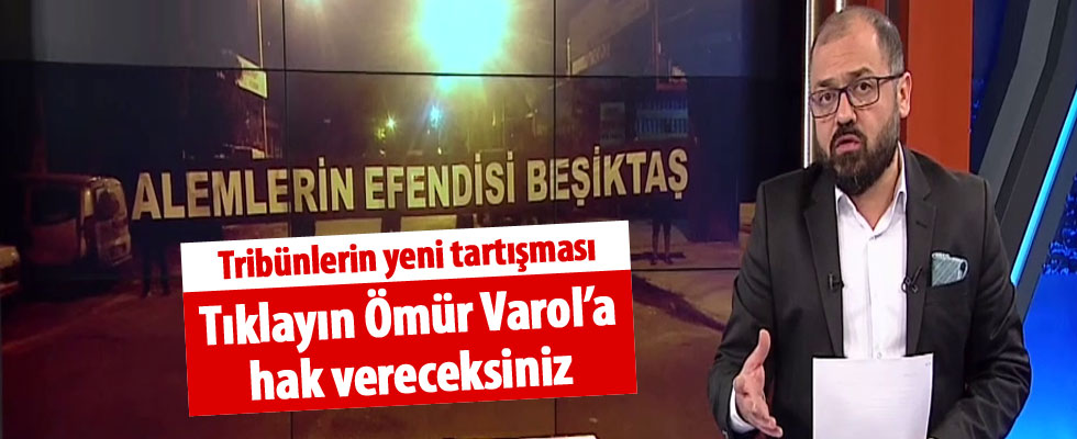 Beşiktaş tribünlerinde tartışmalı pankart