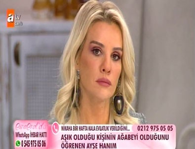 Esra Erol'un programında film gibi olay