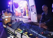 ŞELALE - Manavgat'ta Asker Konvoyunda Kaza Açıklaması 1 Yaralı