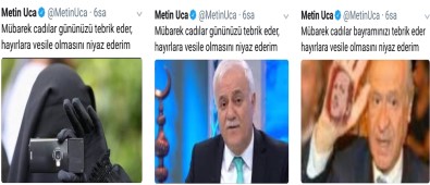 Metin Uca'dan skandal paylaşımlar