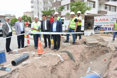 Aksaray'a 850 Metre Yağmur Suyu Hattı Yapıldı