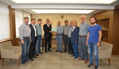 Kaymakam Muhammet Önder'den, Belediye Başkanı Saraoğlu'na Ziyaret
