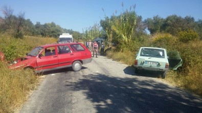 Saruhanlı'da Trafik Kazası Açıklaması 3 Kişi Yaralandı