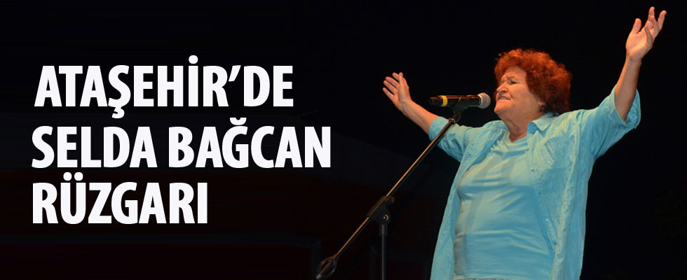 Selda Bağcan Atasehir'de konser verdi