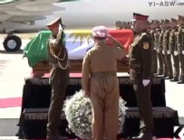 MESUD BARZANI - Barzani Talabani'nin naaşına çelenk bıraktı