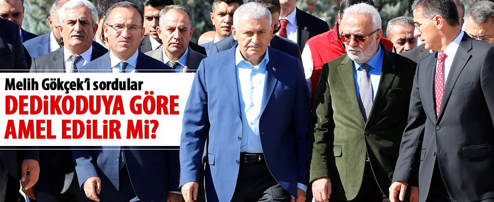 Başbakan Yıldırım'dan Melih Gökçek açıklaması