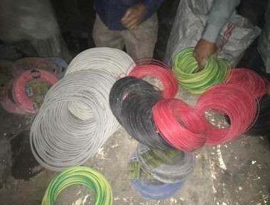 Yeşilyurt Mahallesinde Kablo Hırsızlığı