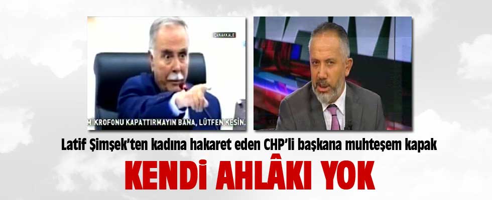 Latif Şimşek'ten CHP'li başkana tepki