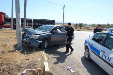 Sivas'ta Trafik Kazası 4 Yaralı.