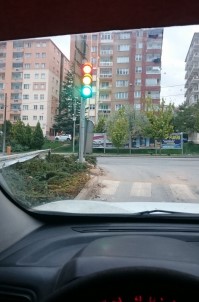 Eskişehir'de Trafik Işıkları Rengarenk