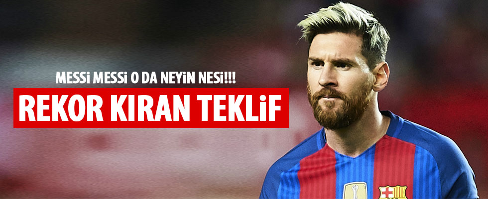 Messi’ye rekorları alt üst edecek rakam!