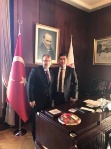 Ak Parti Bilecik Milletvekili Halil Eldemir'den Tüzün'e Nezaket Ziyareti