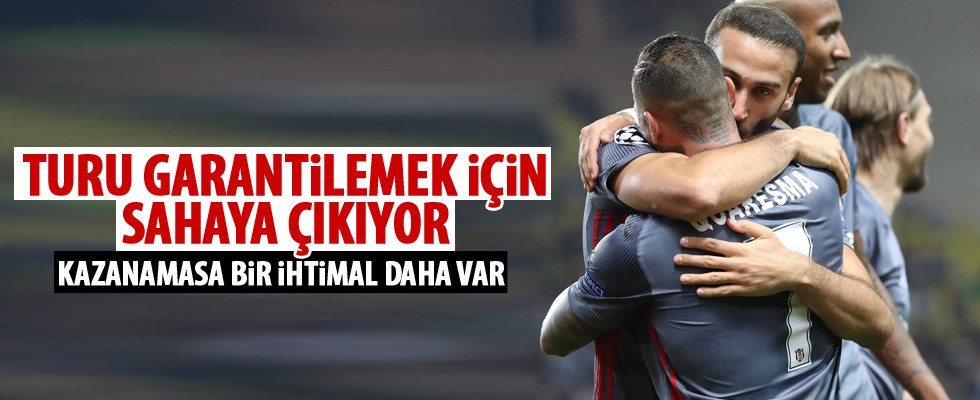 Beşiktaş tur için sahaya çıkıyor