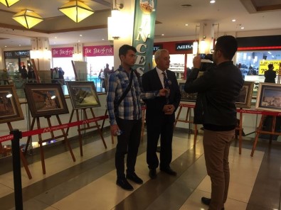 Meysu Outlet AVM'de Kağıt Rölyef Sergisi