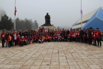 10 KASıM - Engelli Sporcular Soğuk Havada Ata'sı İçin Koştu