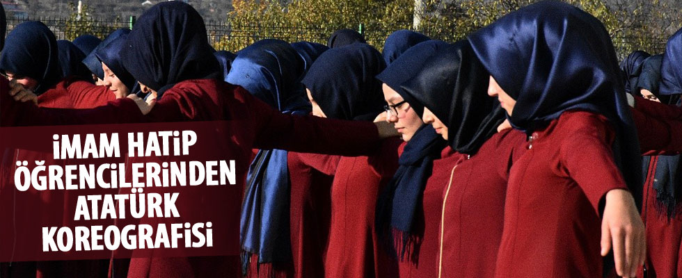 İmam Hatip öğrencilerinden Atatürk koreografisi