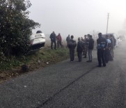 SAĞLAMTAŞ - Mıcıra Kapılan Araç Takla Attı Açıklaması 1 Yaralı