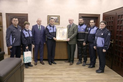 Nilüfer Belediyesi Zabıta Müdürlüğü Personeli Odunpazarı Belediyesi'ni Ziyaret Etti