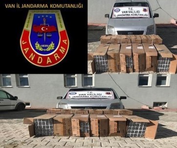 Saray'da 6 Bin Paket Kaçak Sigara Ele Geçirildi