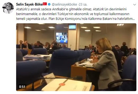 Selin Sayek Böke: Atatürk'ü anmak Anıtkabir'e gitmekle olmaz