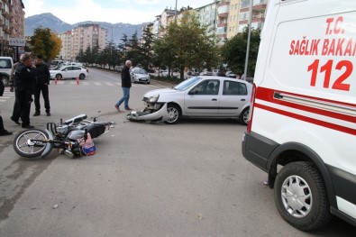 Seydişehir'de Trafik Kazası Açıklaması 2 Yaralı