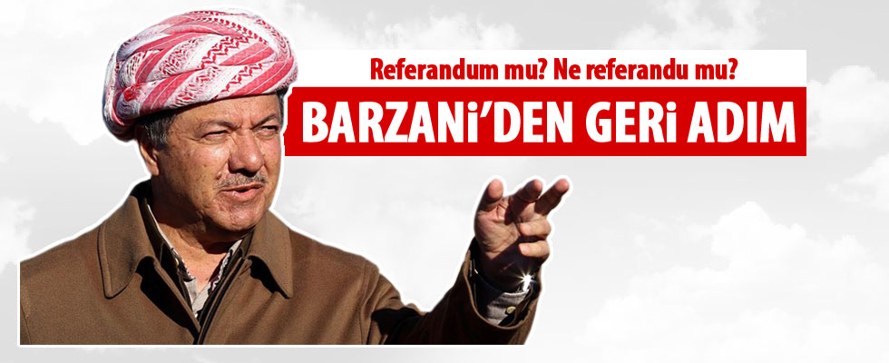 Barzani'den geri adım