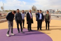 Başkan Yazgı, Tacin Kent Parkta İncelemelerde Bulundu