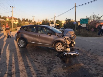 Manavgat'ta Trafik Kazası Açıklaması 4 Yaralı