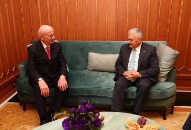 Meclis Başkanı Kahraman'ın Başbakan Yıldırım'a Yaptığı Ziyaret Sona Erdi
