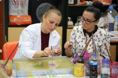 Odunpazarı'nda Ebru Kursu