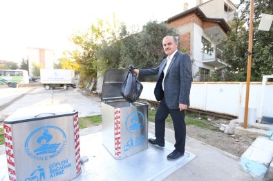 Pamukkale Belediyesi'nden Yer Altı Çöp Konteyner