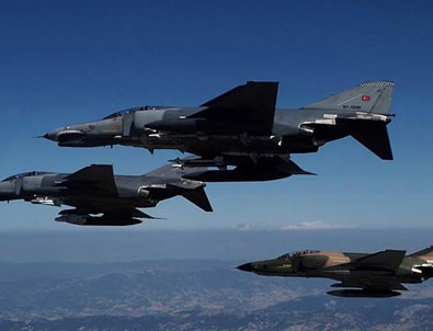 Saldırı hazırlığındaki teröristlere hava harekatı