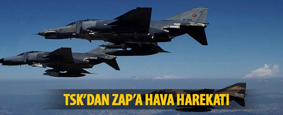 Saldırı hazırlığındaki teröristlere hava harekatı
