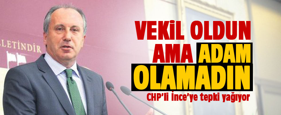 Vekil oldun ama adam olamadın!
