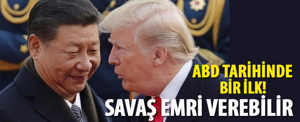 ABD tarihinde bir ilk! 'Savaş emri verebilir'