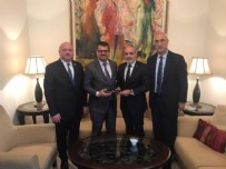 YALÇıN TOPÇU - Yerli Düşünce Derneğinden  Jandarma Genel Komutanlığı ve Azerbaycan Büyükelçiliğine Ziyaret